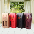 Promotional Double Bottles Laminated Foldaway Paper Bags